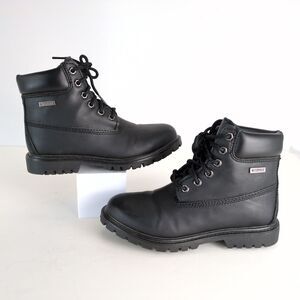 SafeTstep Women's 7 Antero Combat Work Boots Black Oil/Slip Resistant Waterproof